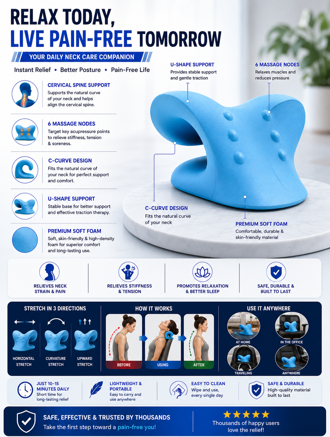 Neck Relaxer & Posture Corrector