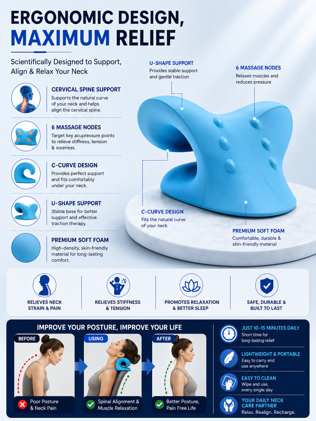 Neck Relaxer & Posture Corrector